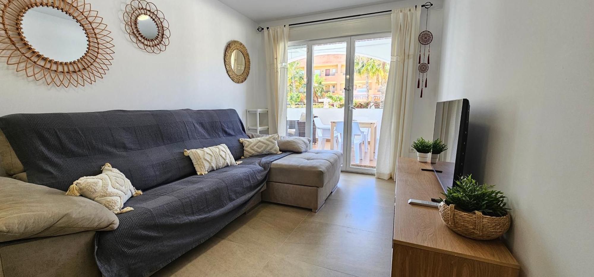 Homes Of Spain, Apartamentos Paraiso Vera Playa, Fatu Hiva, Bajo A Con Piscina Privada En Jardin Privado, Primera Linea De Playa, Wifi Eksteriør bilde