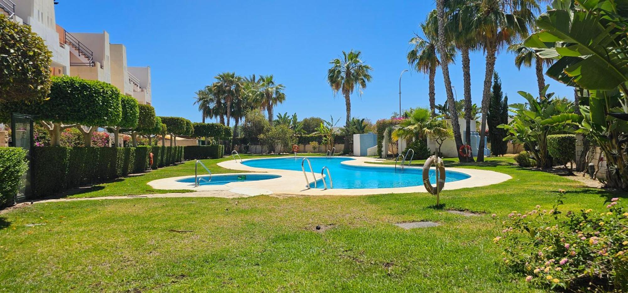 Homes Of Spain, Apartamentos Paraiso Vera Playa, Fatu Hiva, Bajo A Con Piscina Privada En Jardin Privado, Primera Linea De Playa, Wifi Eksteriør bilde