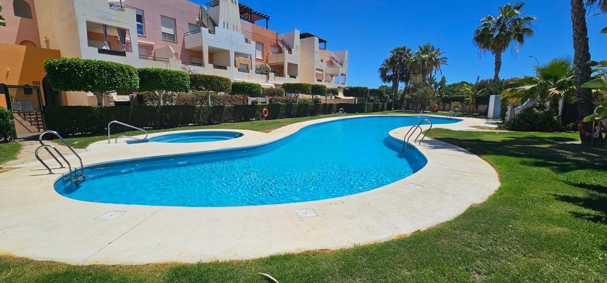 Homes Of Spain, Apartamentos Paraiso Vera Playa, Fatu Hiva, Bajo A Con Piscina Privada En Jardin Privado, Primera Linea De Playa, Wifi Eksteriør bilde