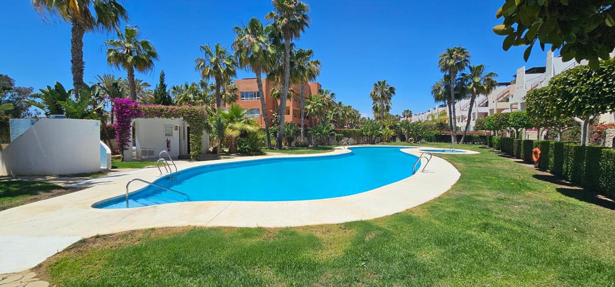 Homes Of Spain, Apartamentos Paraiso Vera Playa, Fatu Hiva, Bajo A Con Piscina Privada En Jardin Privado, Primera Linea De Playa, Wifi Eksteriør bilde