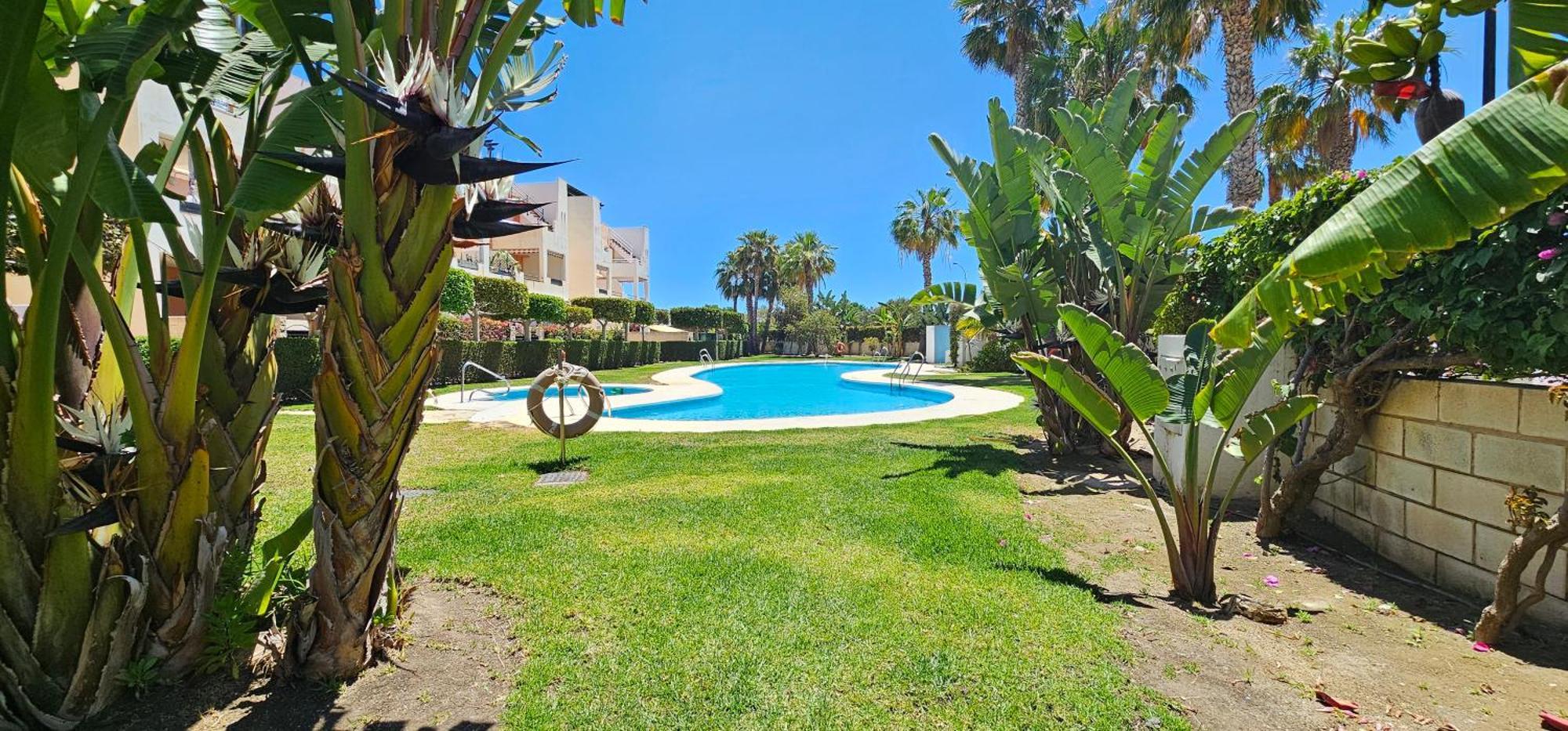 Homes Of Spain, Apartamentos Paraiso Vera Playa, Fatu Hiva, Bajo A Con Piscina Privada En Jardin Privado, Primera Linea De Playa, Wifi Eksteriør bilde